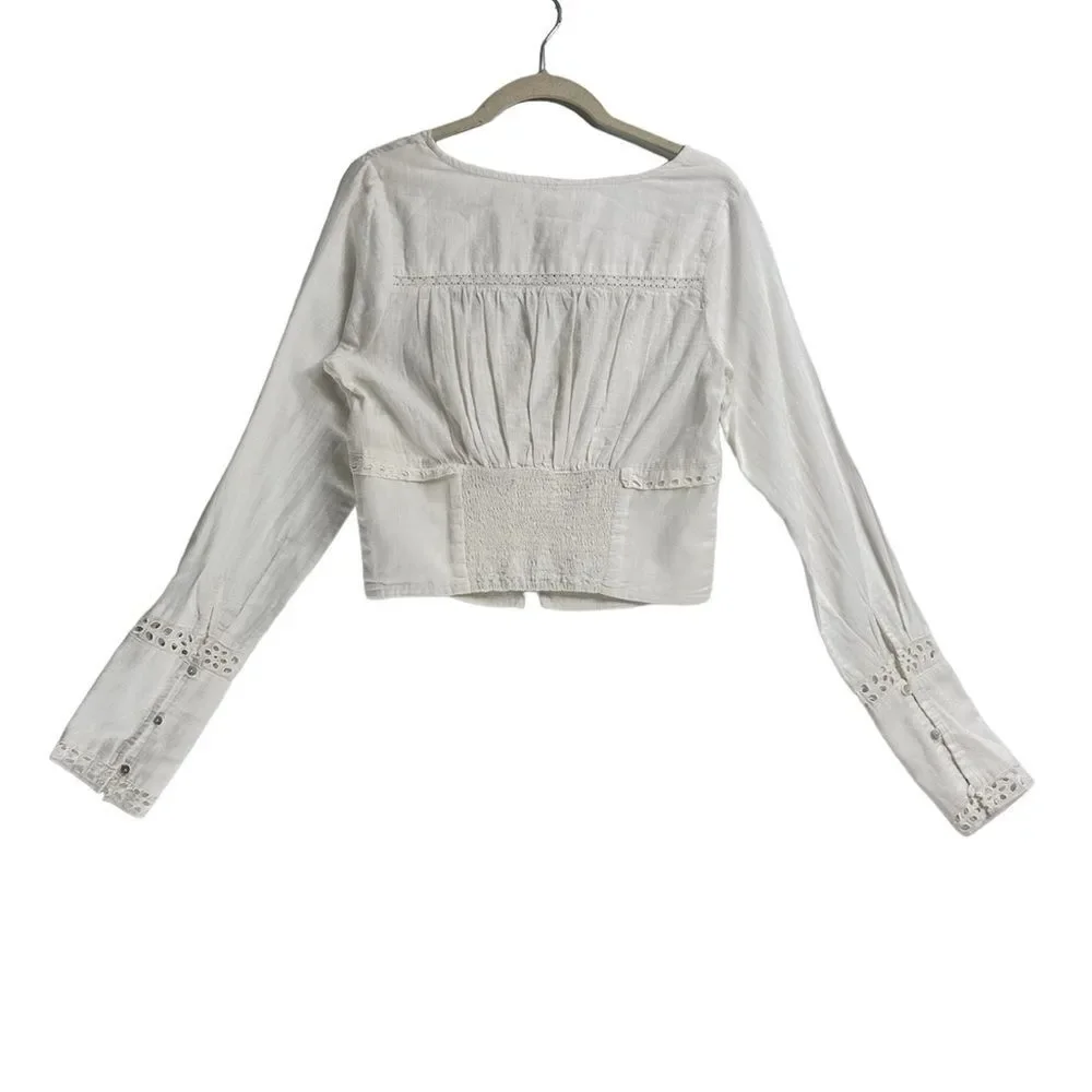 FREE‎ PEOPLE Joi Blouse Size SMALL